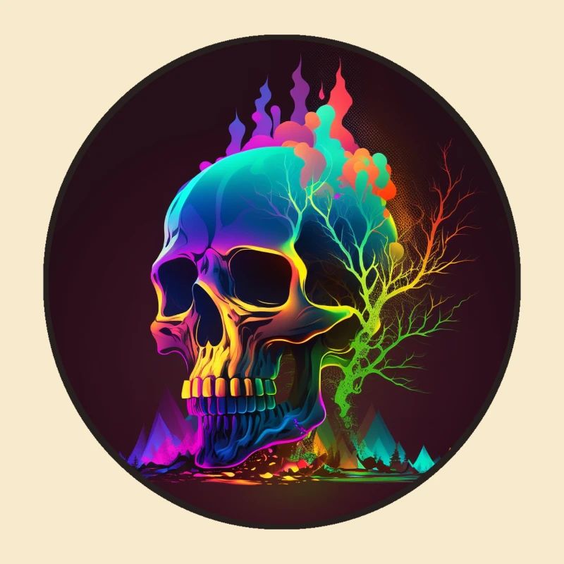 Glowing Skull