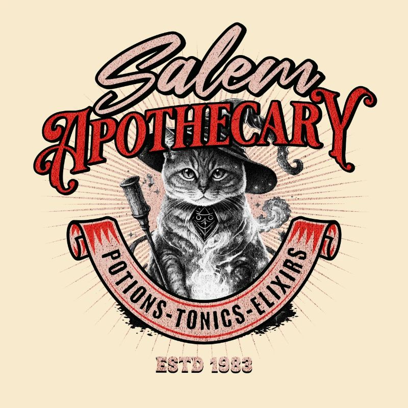 Salem Apothecary Wizard Cat