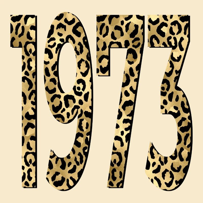 Geburtstag 1973 Leopardenmuster