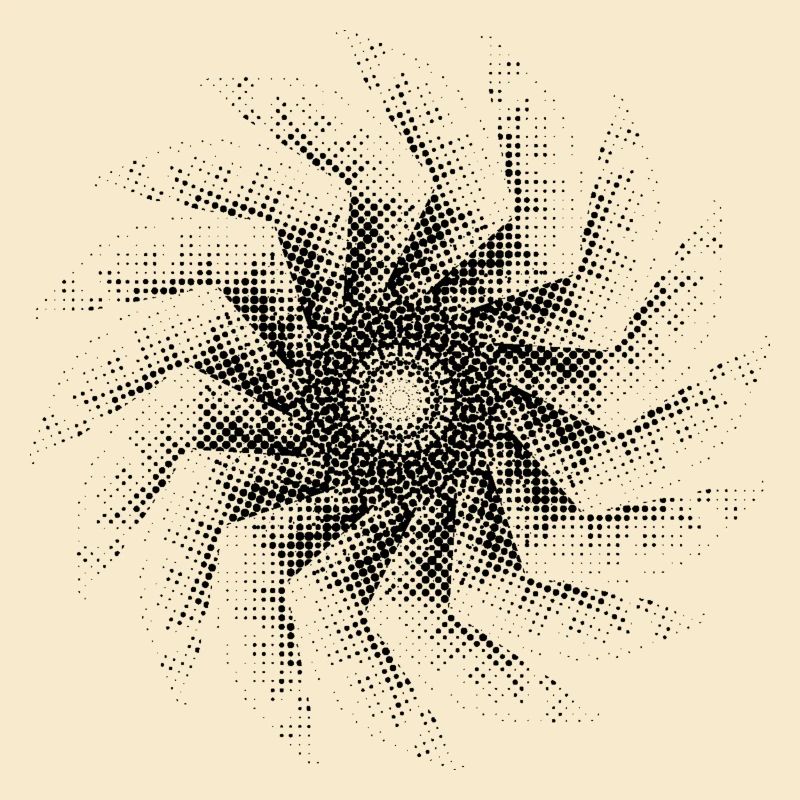 dotted shape gyroscopic polygon pinwheel 16er