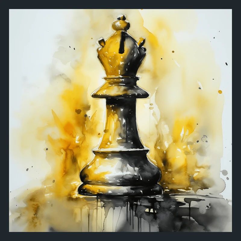 Yellow Chess Bishop