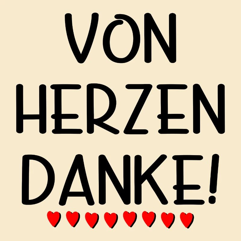 Von Herzen Danke - Dankeschön Geschenke SPRÜCHE