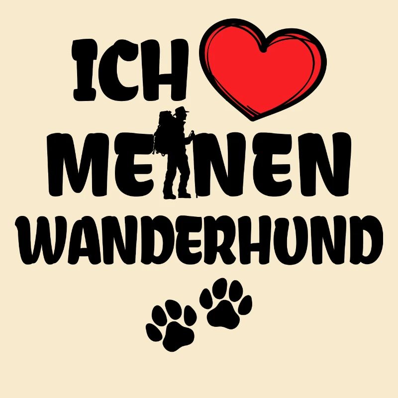 Bergsteigen Herz Statement Ich Liebe Wandern