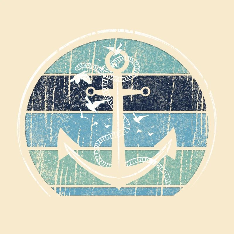 Conception maritime d’ancre vintage
