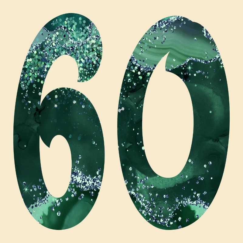Number 60 - 60th Birthday
