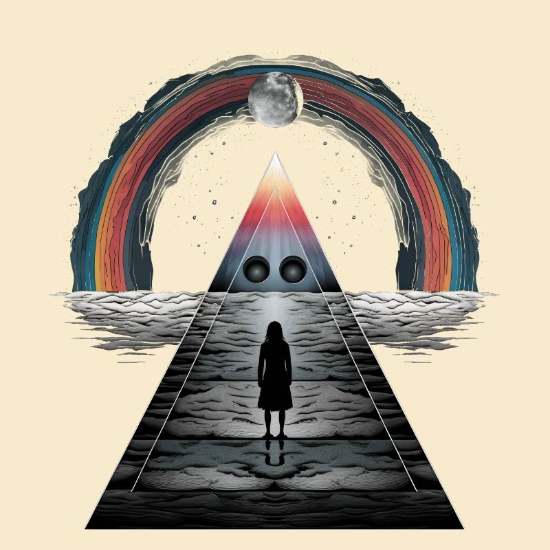 Regenbogenpyramide Mondlicht-Tango Zwielichtig