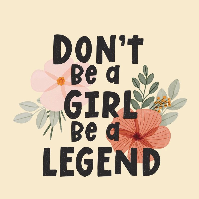 Sei kein Mädchen, sei eine Legende