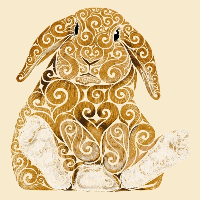 Swirly Häschen