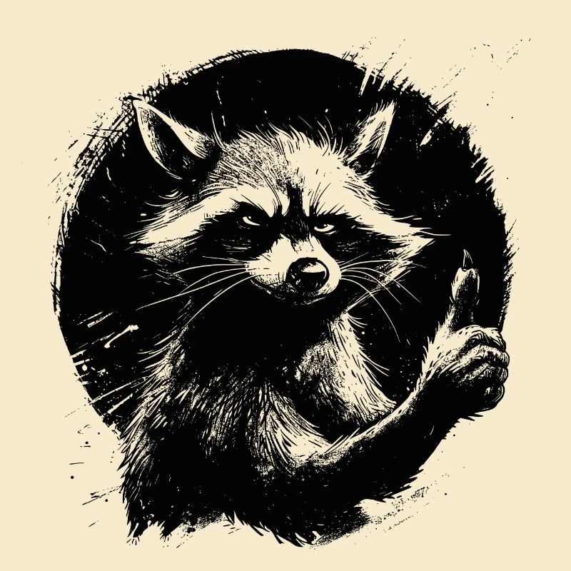 mad raccoon
