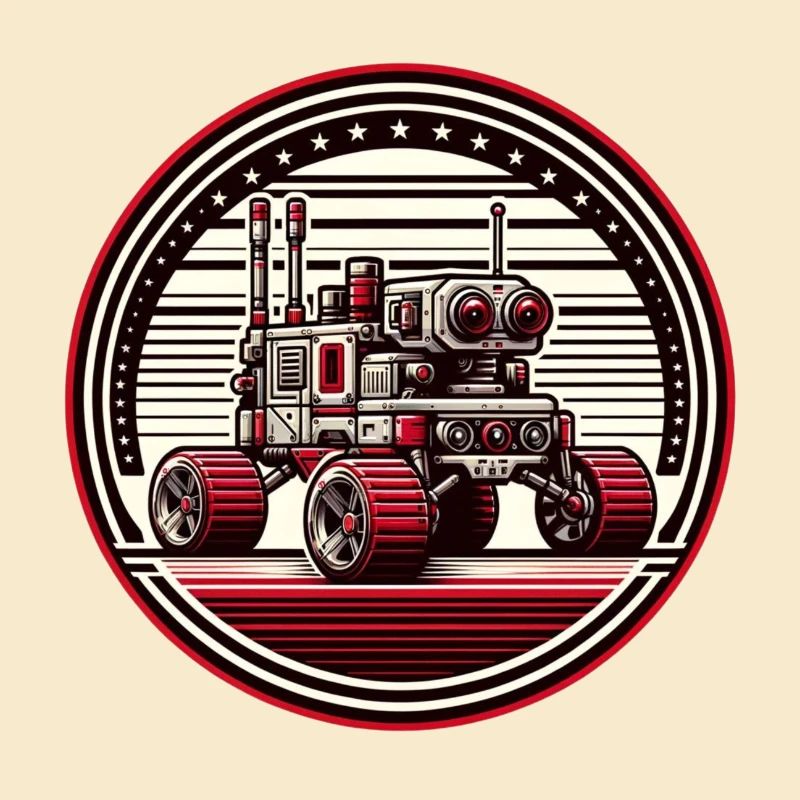 "Himmlischer Entdecker" - Space Rover Abzeichen