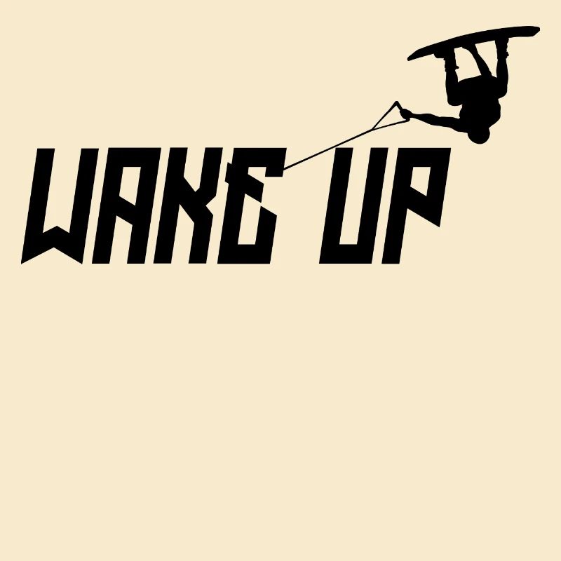 Kitesurfer Statement Stunt Wakeboard Surf