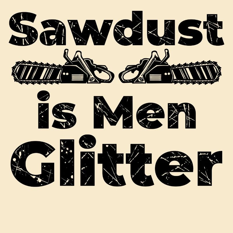 Bûcheron déclaration bois sciure de bois sciure de bois foresterie