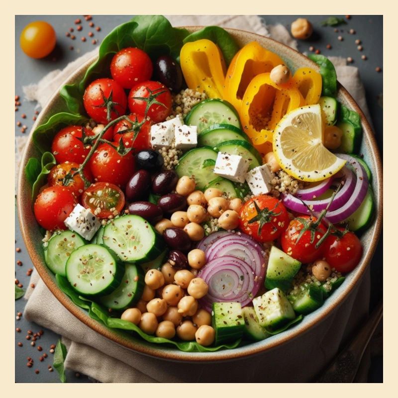Delicious Mediterranean Salad