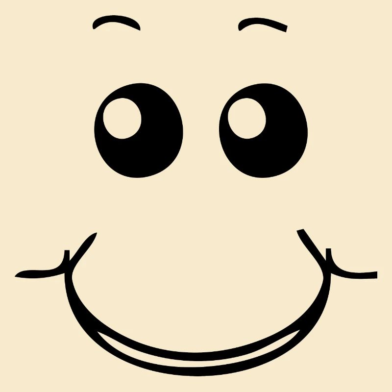 Visage souriant