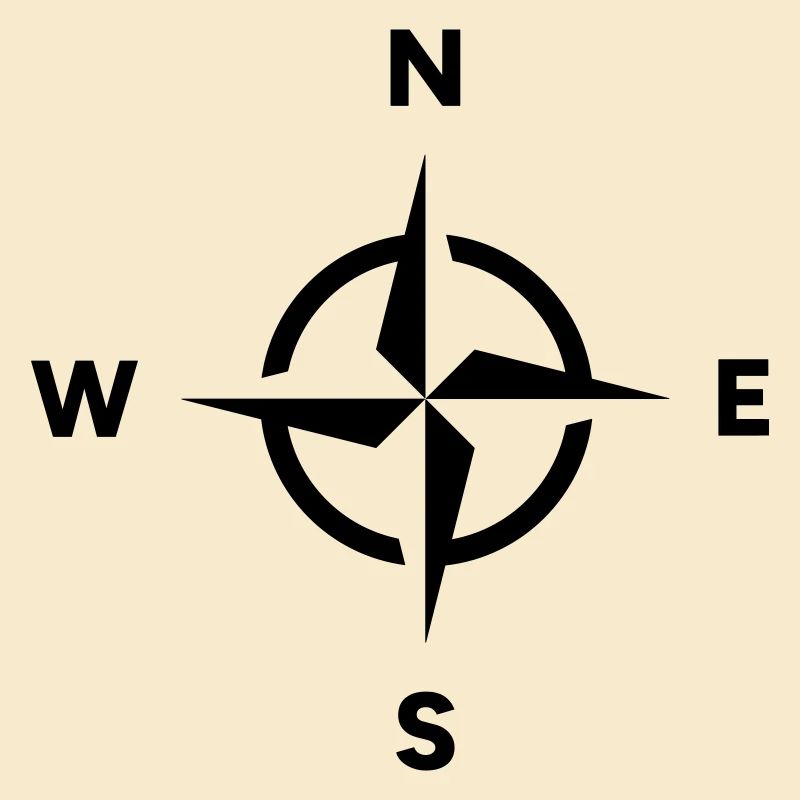 Boussole, navigation, orientation, cardinale, direction