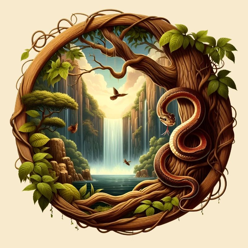 Queue in front of waterfall 1