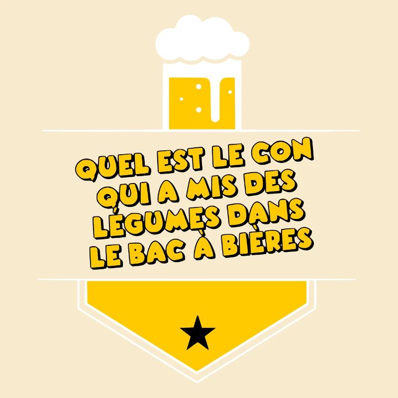Qui a mis des légumes dans le bac à bières ?