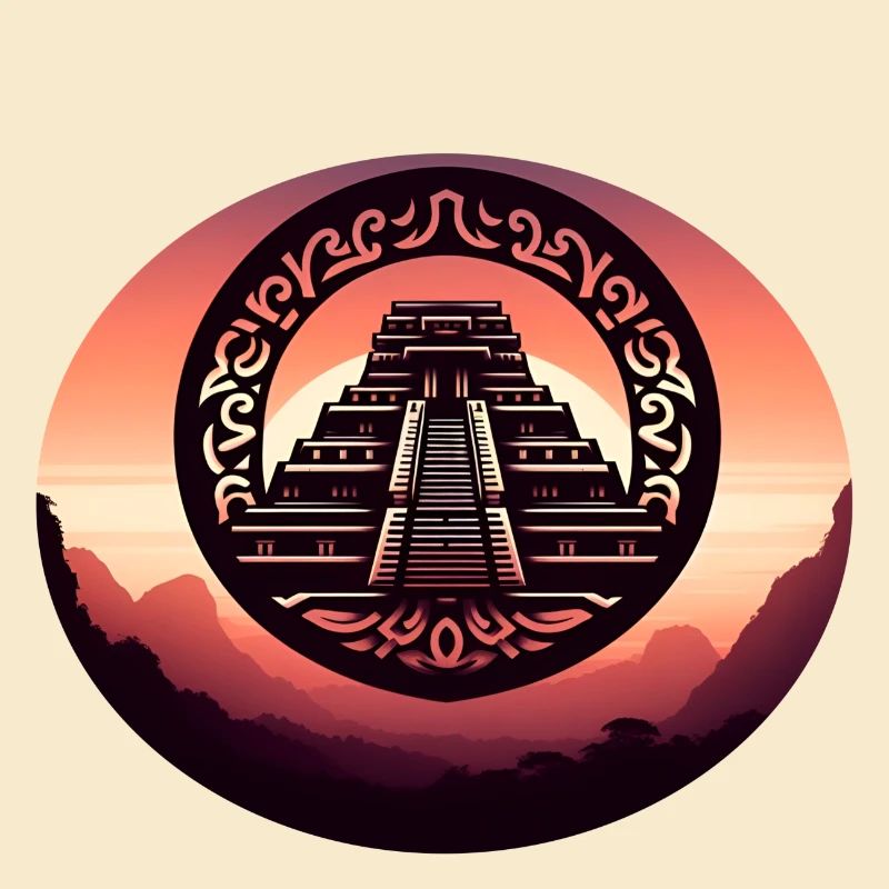 Mayatempel Pyramide Aztekisch Tribal Reise