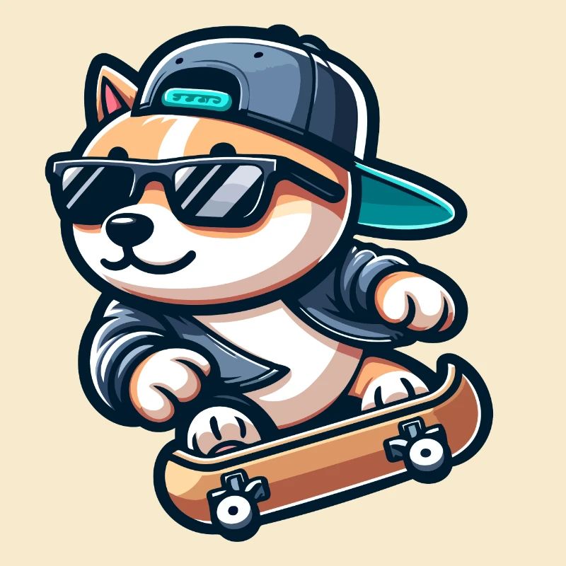 Corgi Boarder: The Skating Sidekick