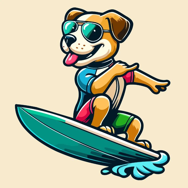 Copain de surf des vagues