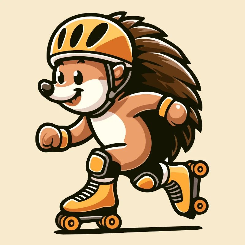 Roller Rush Hedgehog: The Speedy Skater