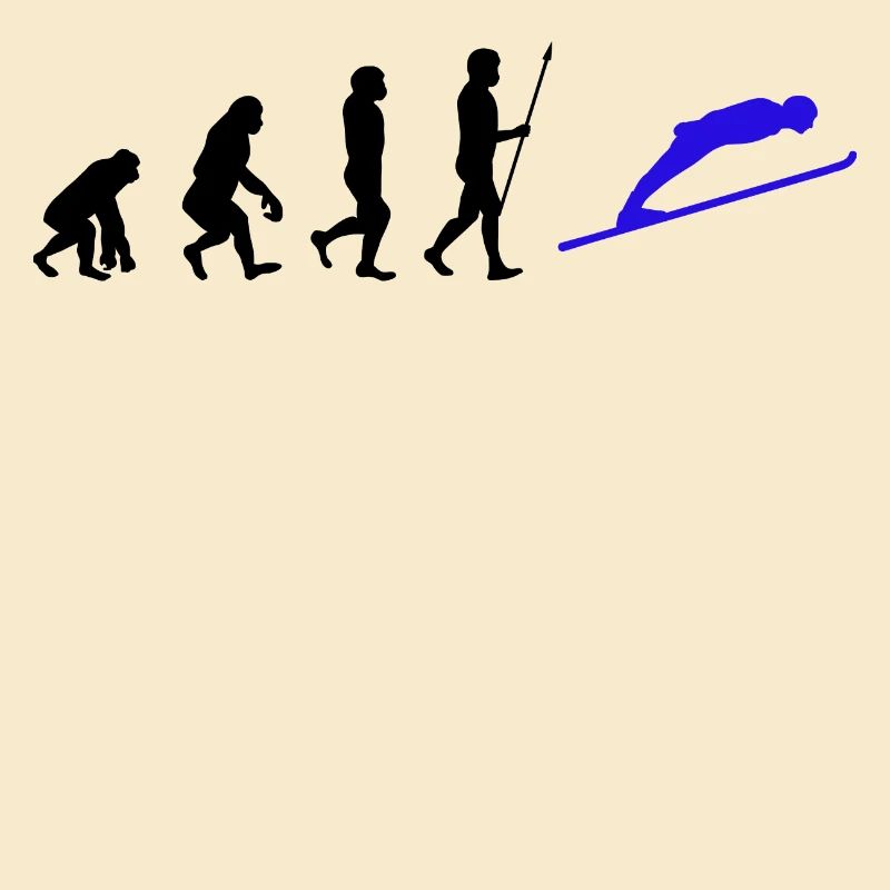 Winter Sports Skiing Skiers Evolution Snow