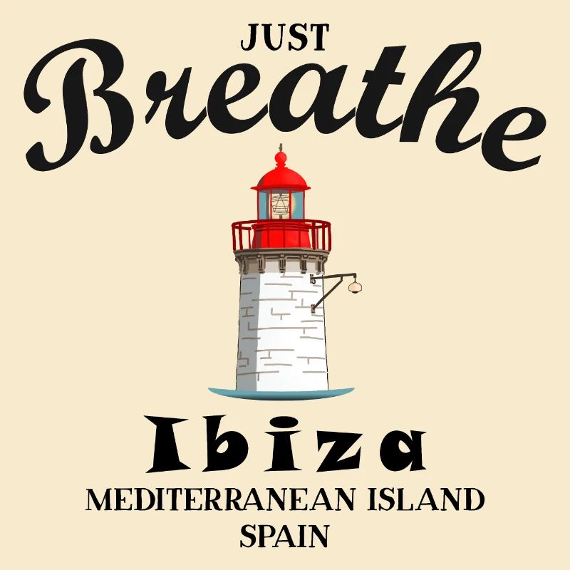 Ibiza lighthouse at the harbour, take a deep breath, Spain