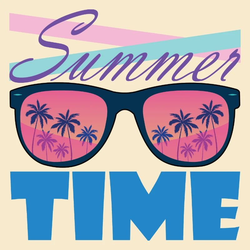 Sommerzeit Palmen-Sonnenbrille