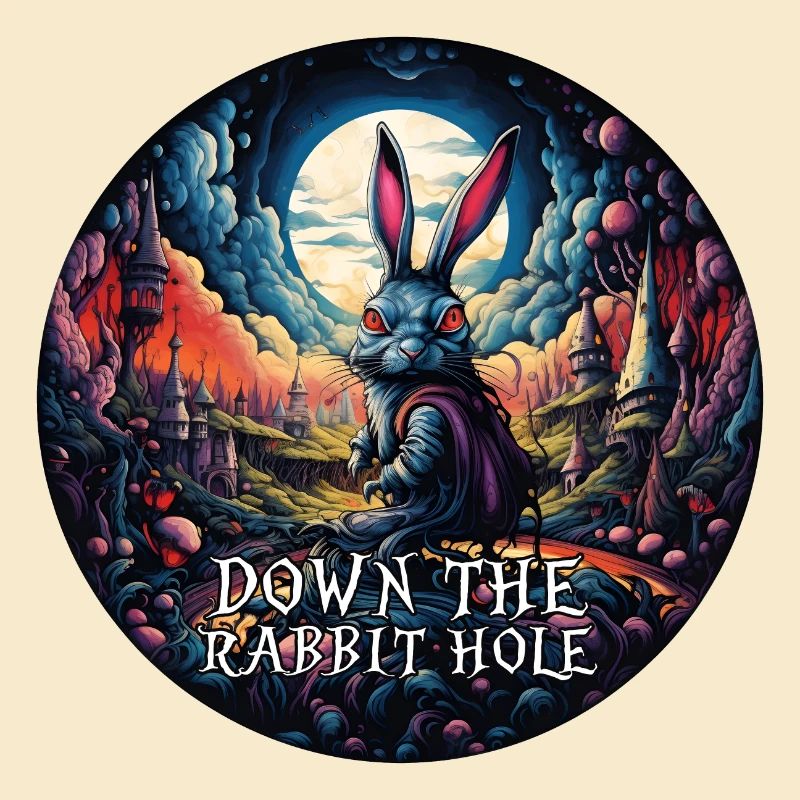 Rabbit Alice in Wonderland Down the rabbit hole