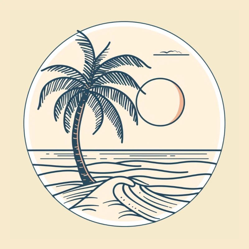 Coucher de soleil à Palm Beach