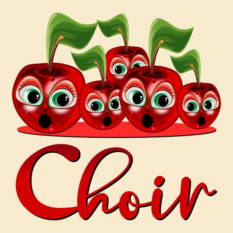SINGING CHERRIES - CHOIR SINGER - FRUITS
