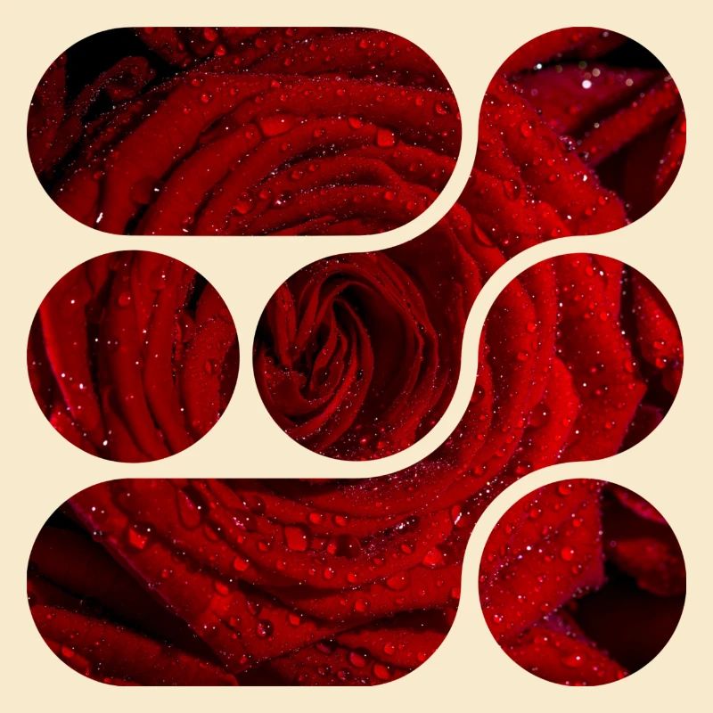 OCHOOO - Rose rouge