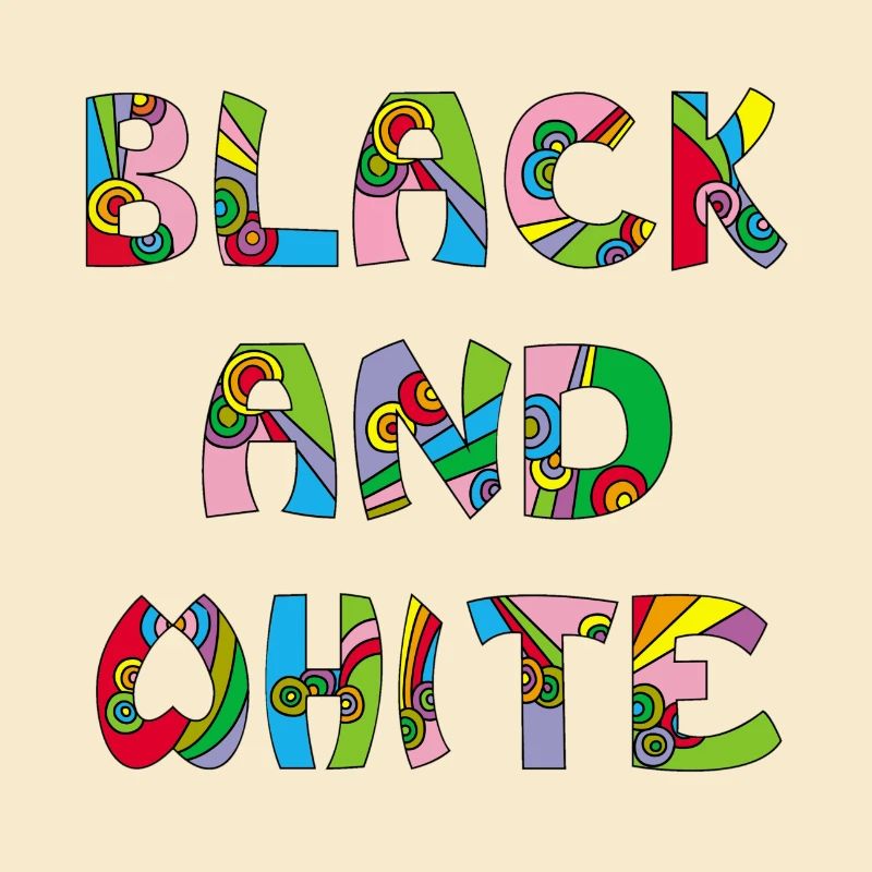 Noir et blanc mais en couleur