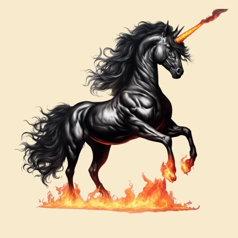 Das mächtige schwarze Einhorn