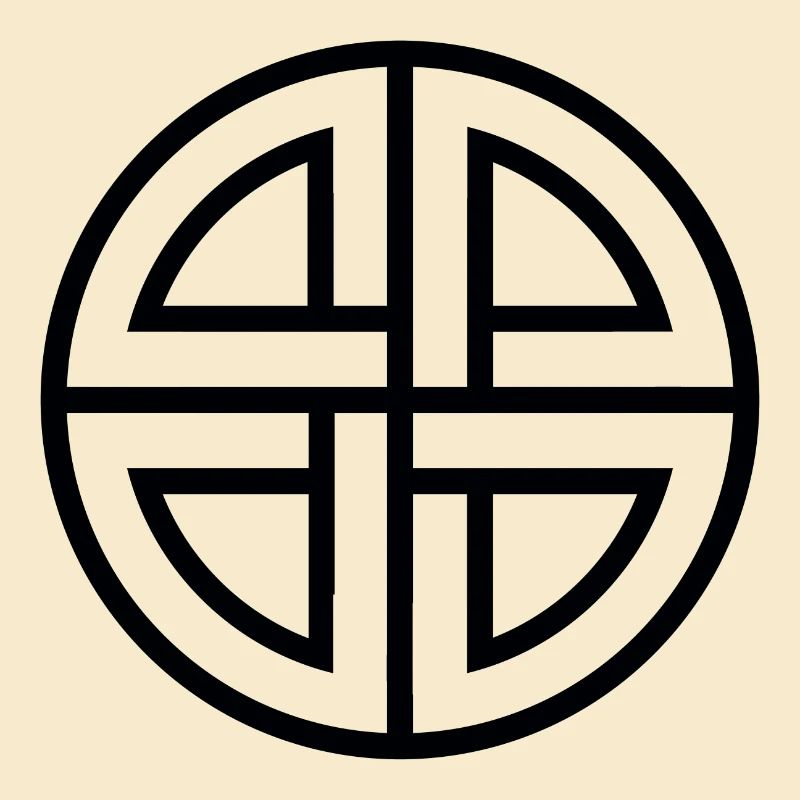 Black shield knot