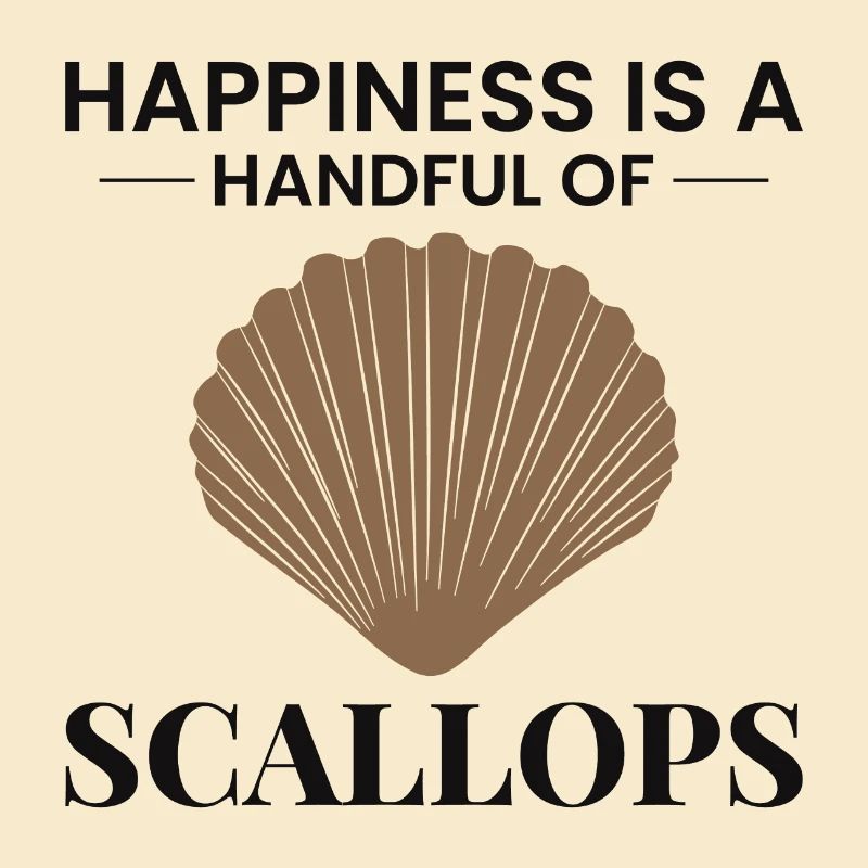 Scallop Seashells Collector Beachcomber Shellfish