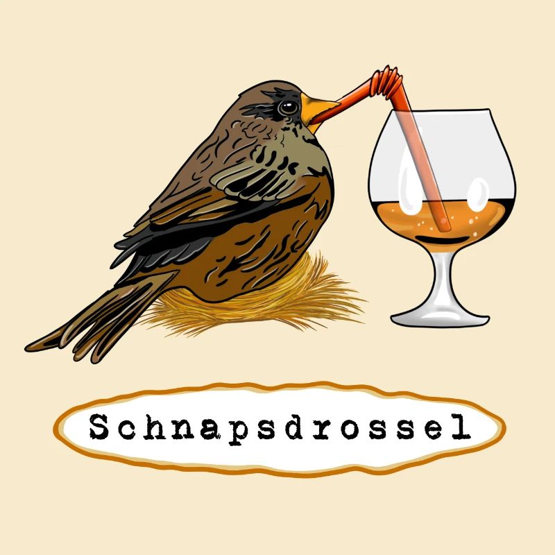 Stößchen! Schnapsdrossel