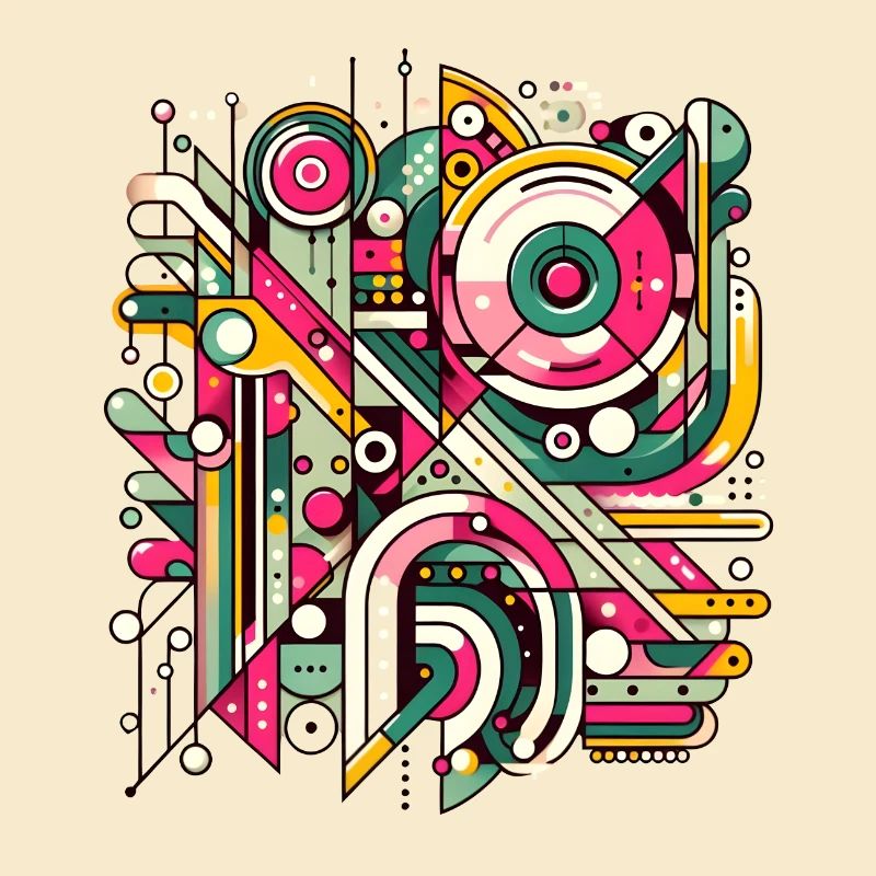 Neon Geometry — Hypergrid