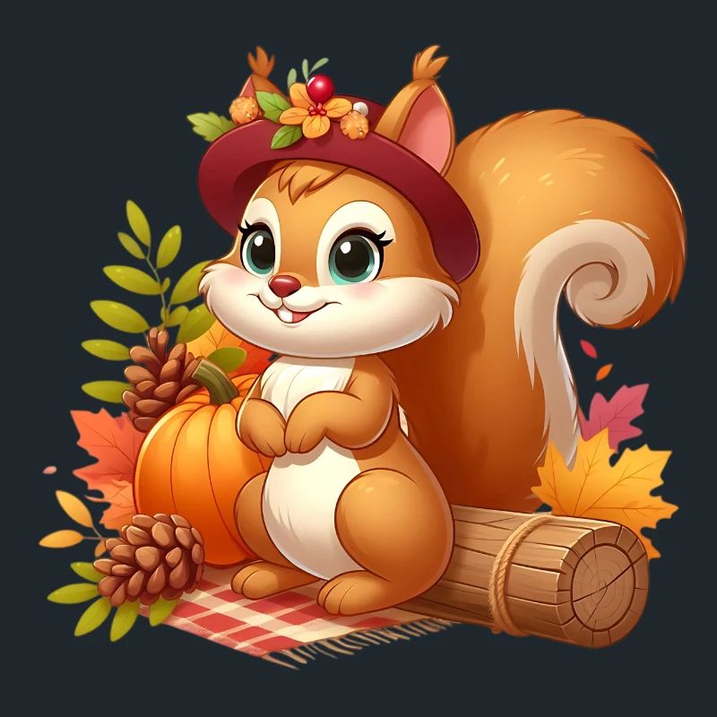 Eichhörnchen Herbst