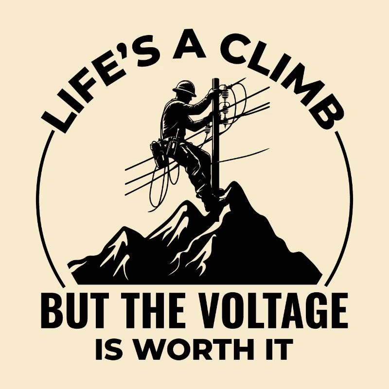 Lineman Voltage Climb Power Work Inspirational