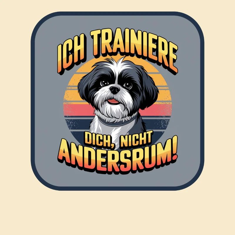 Shih Tzu ich trainiere Dich nicht andersherum Hund