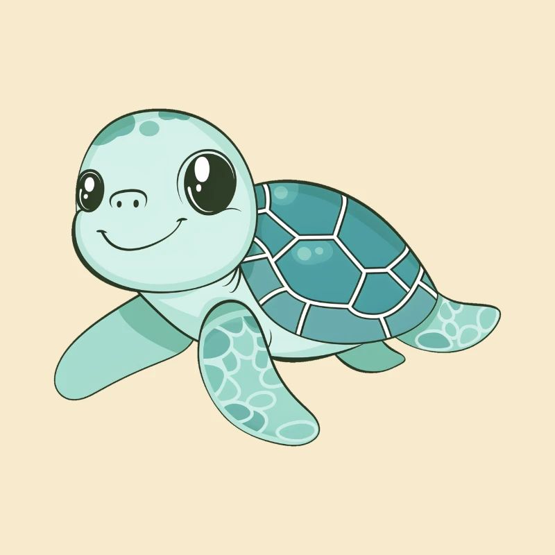 cute sea turtle, sea turtle drawing