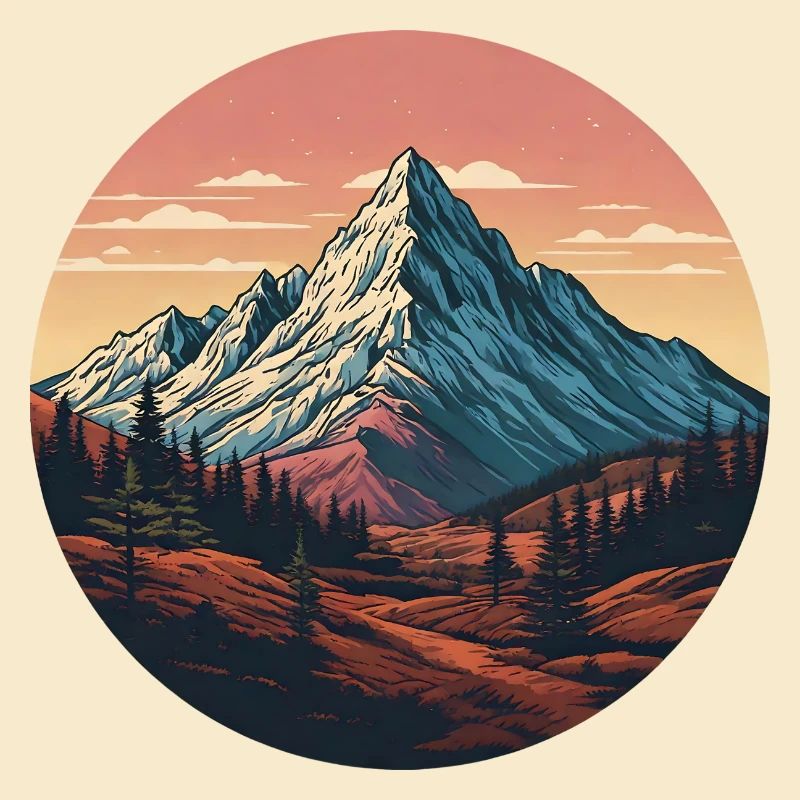 Paysage Monagne Forêt