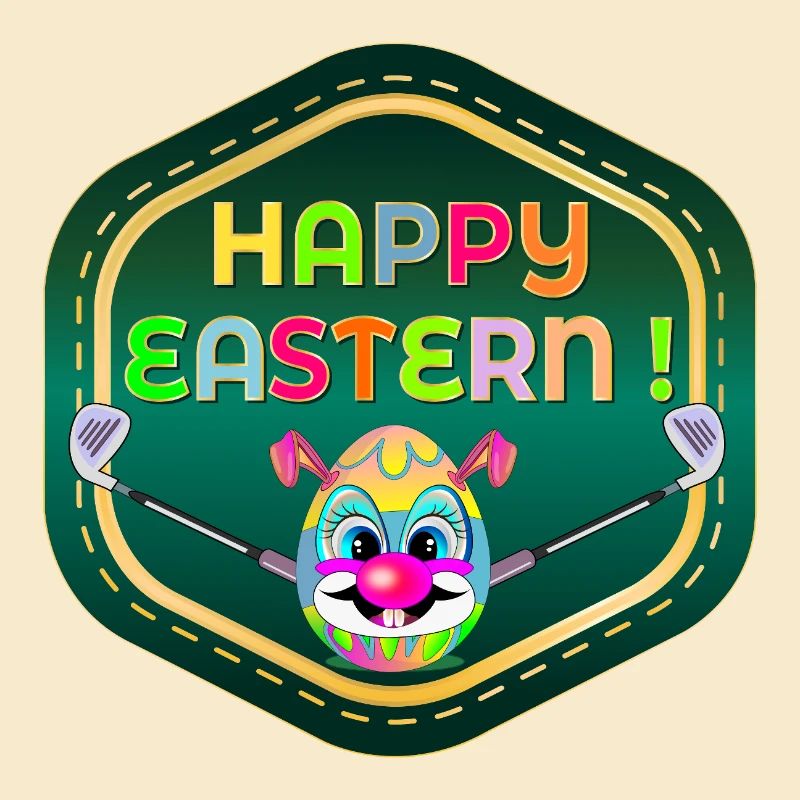 HAPPY EASTERN EGGS BEIM GOLFSPIELEN