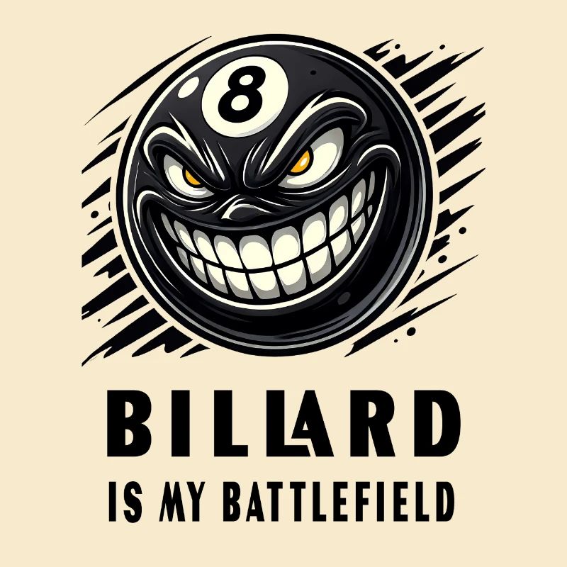 Le billard est mon champ de bataille