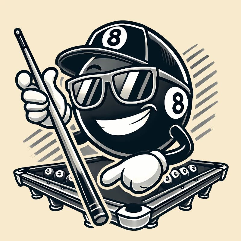 Stylish 8-Ball Billiards