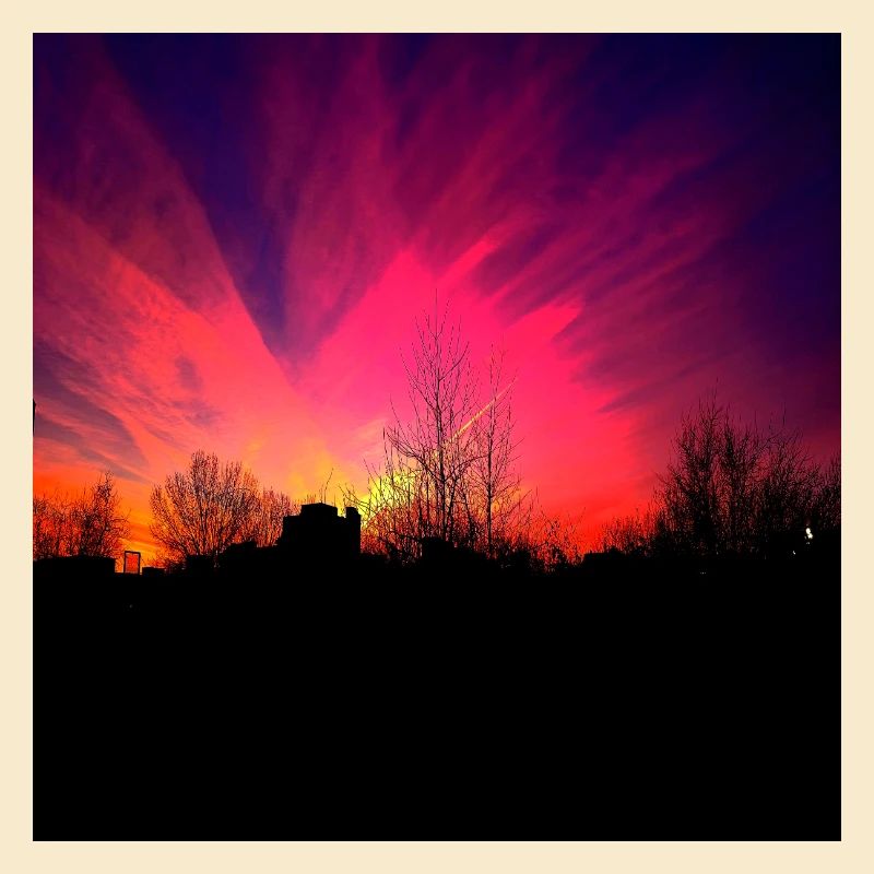 Sunset Violet Sunset Affiche