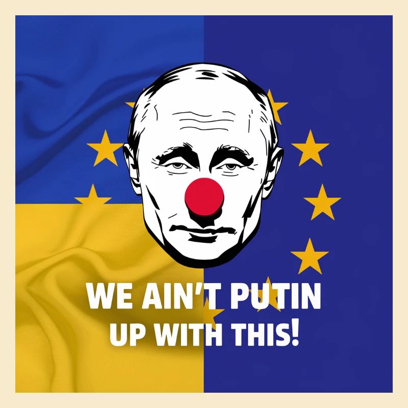 Nous ne sommes pas Poutine avec ça - Protestation politique