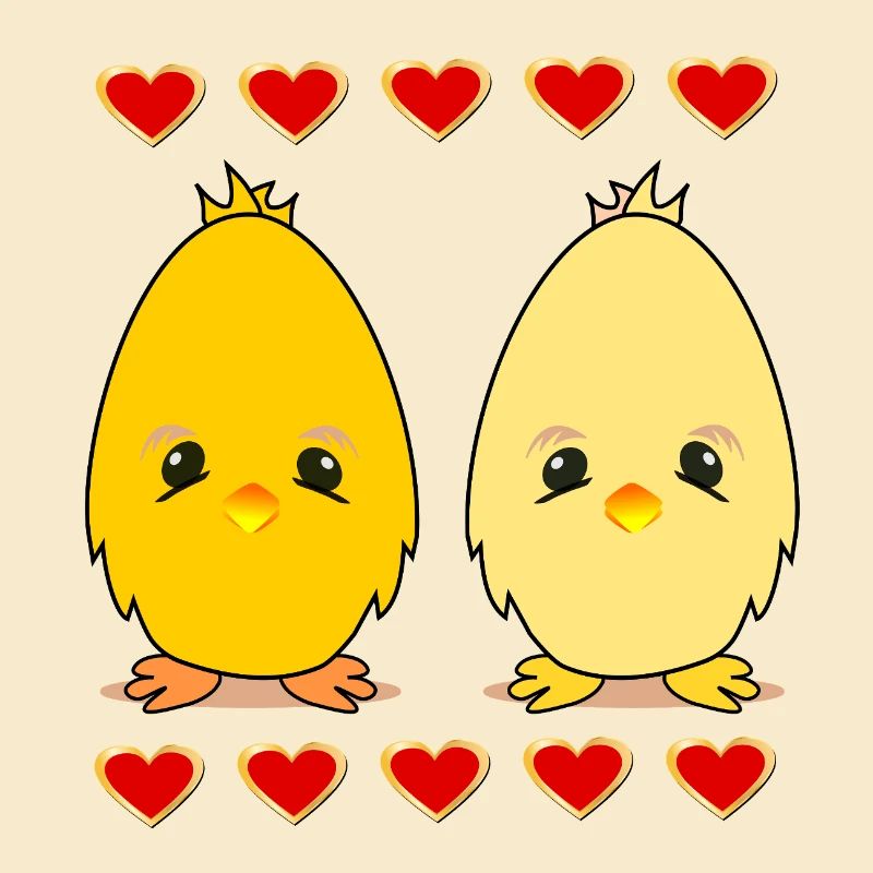 POULET DE PÂQUES COUPLE