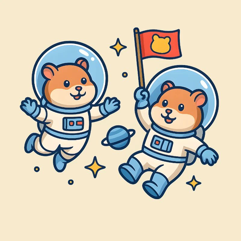 Hamsters astronauts